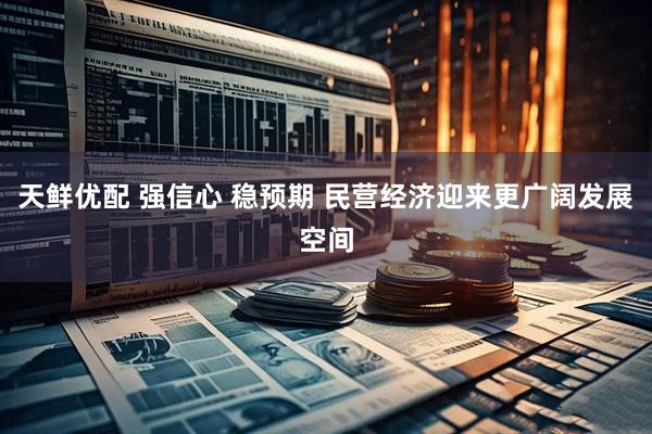 天鲜优配 强信心 稳预期 民营经济迎来更广阔发展空间
