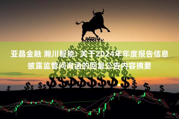 亚晶金融 瀚川智能: 关于2024年年度报告信息披露监管问询函的回复公告内容摘要